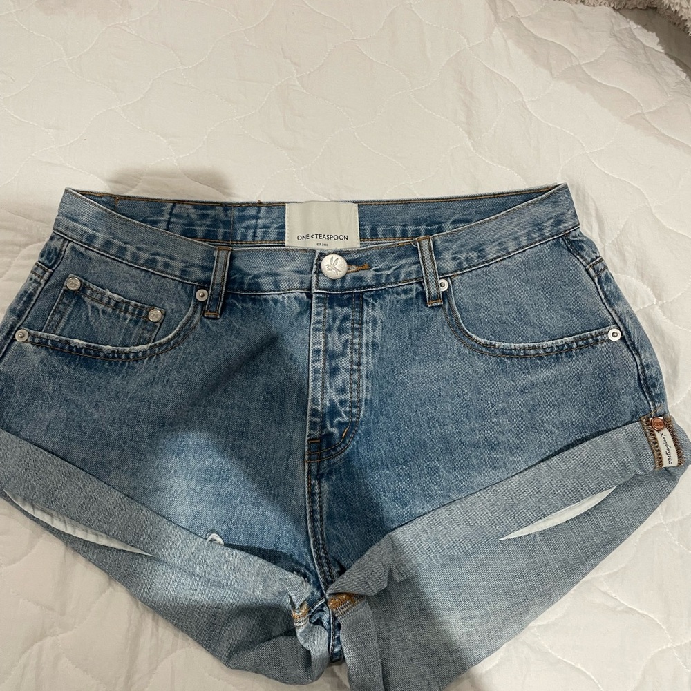 One Teaspoon Classic Blue Jean Shorts